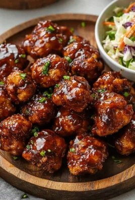 Baked Honey BBQ Chicken Bites 16 Baked Honey BBQ Chicken Bites
