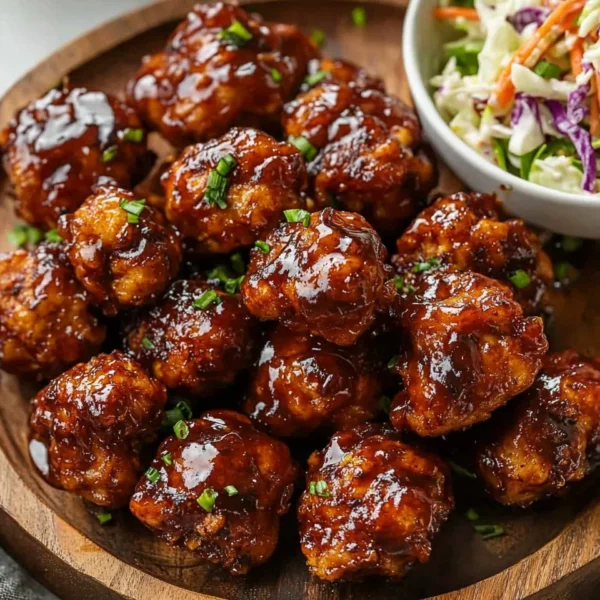 Baked Honey BBQ Chicken Bites