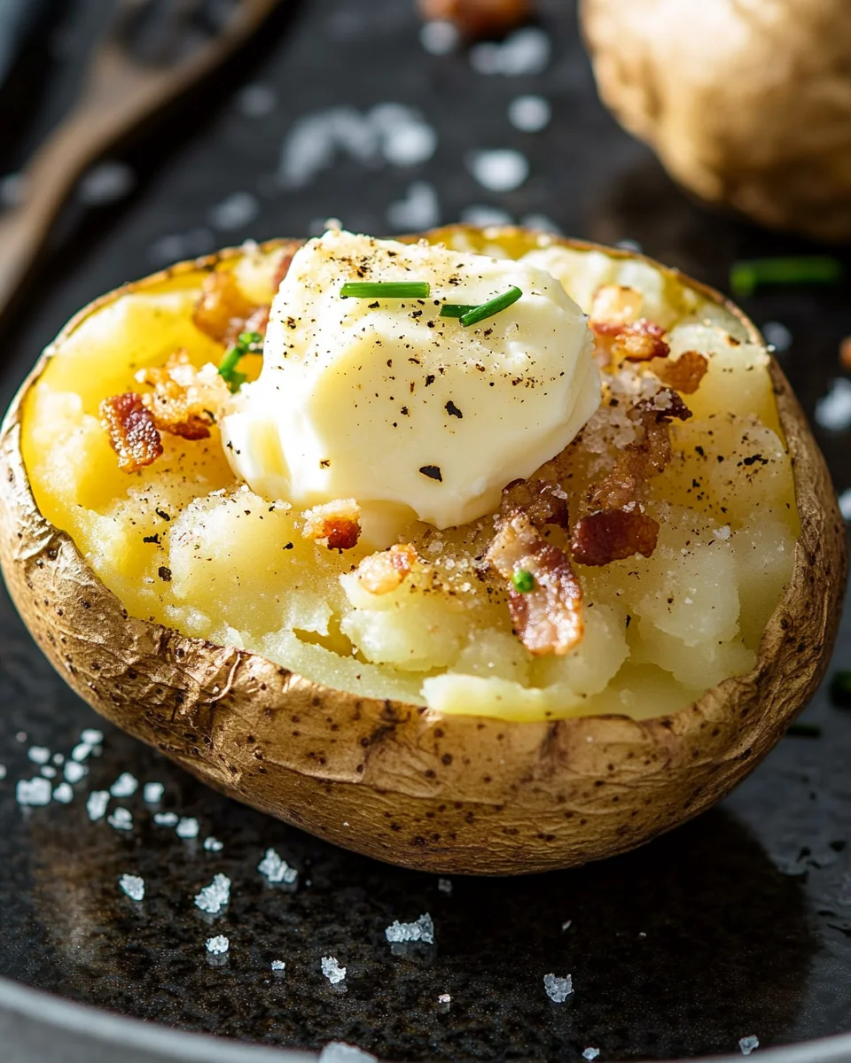 Baked Potato on Blackstone Griddle 14 Baked