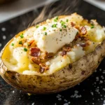 Baked Potato on Blackstone Griddle