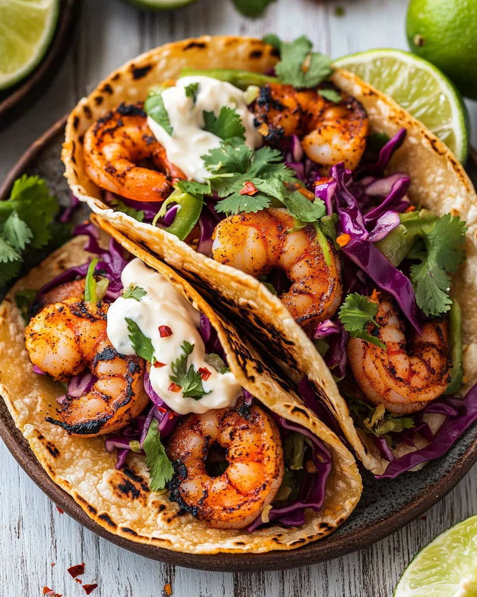 Blackened Shrimp Tacos Recipe