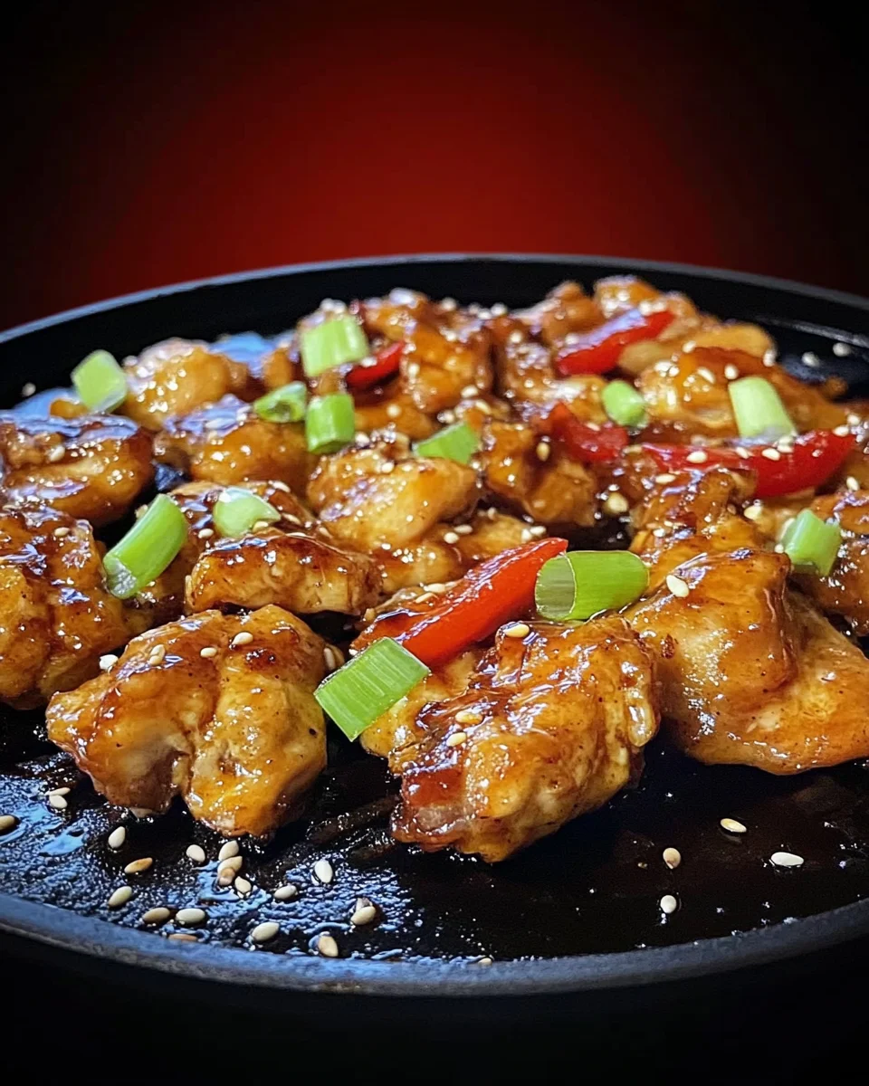 Blackstone Bourbon Chicken on the Griddle 29 Blackstone