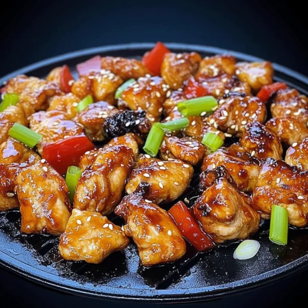 Blackstone Bourbon Chicken on the Griddle