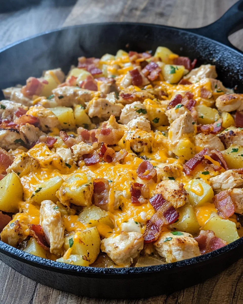 Blackstone Chicken Bacon Ranch Skillet