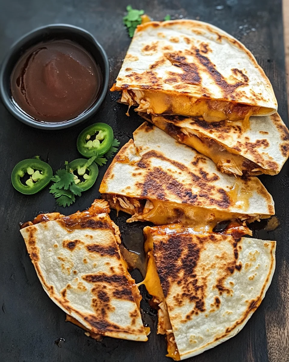 Homepage 8 Blackstone Hot Honey BBQ Chicken Quesadillas