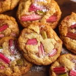 Brown Sugar Rhubarb Cookies