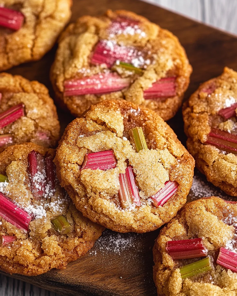 Homepage 16 Brown Sugar Rhubarb Cookies