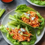 Buffalo Chicken Lettuce Wraps