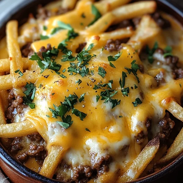 Cheeseburger French Fry Casserole