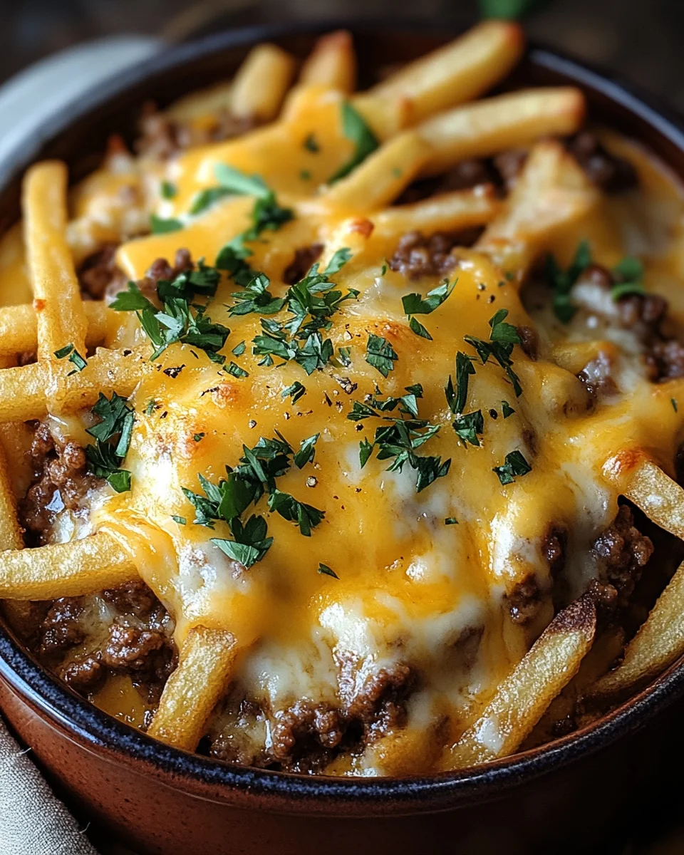 Cheeseburger French Fry Casserole