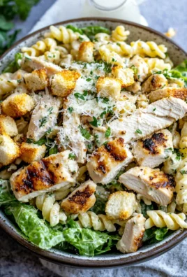 Chicken Caesar Pasta Salad 21 Chicken Caesar Pasta Salad