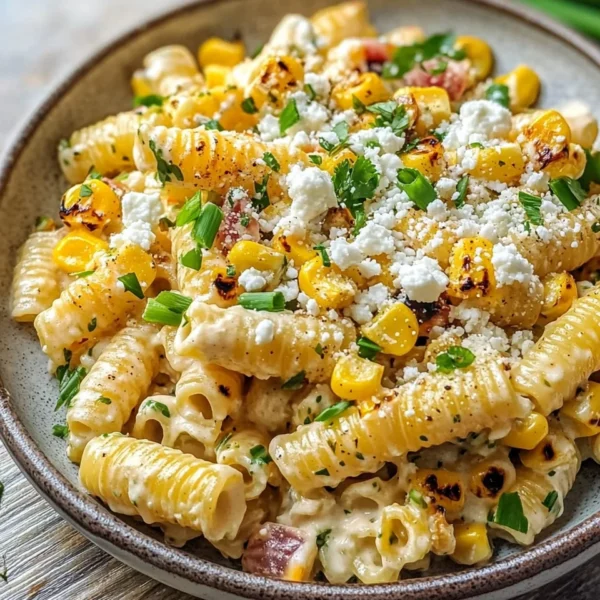 Creamy Street Corn Pasta Salad