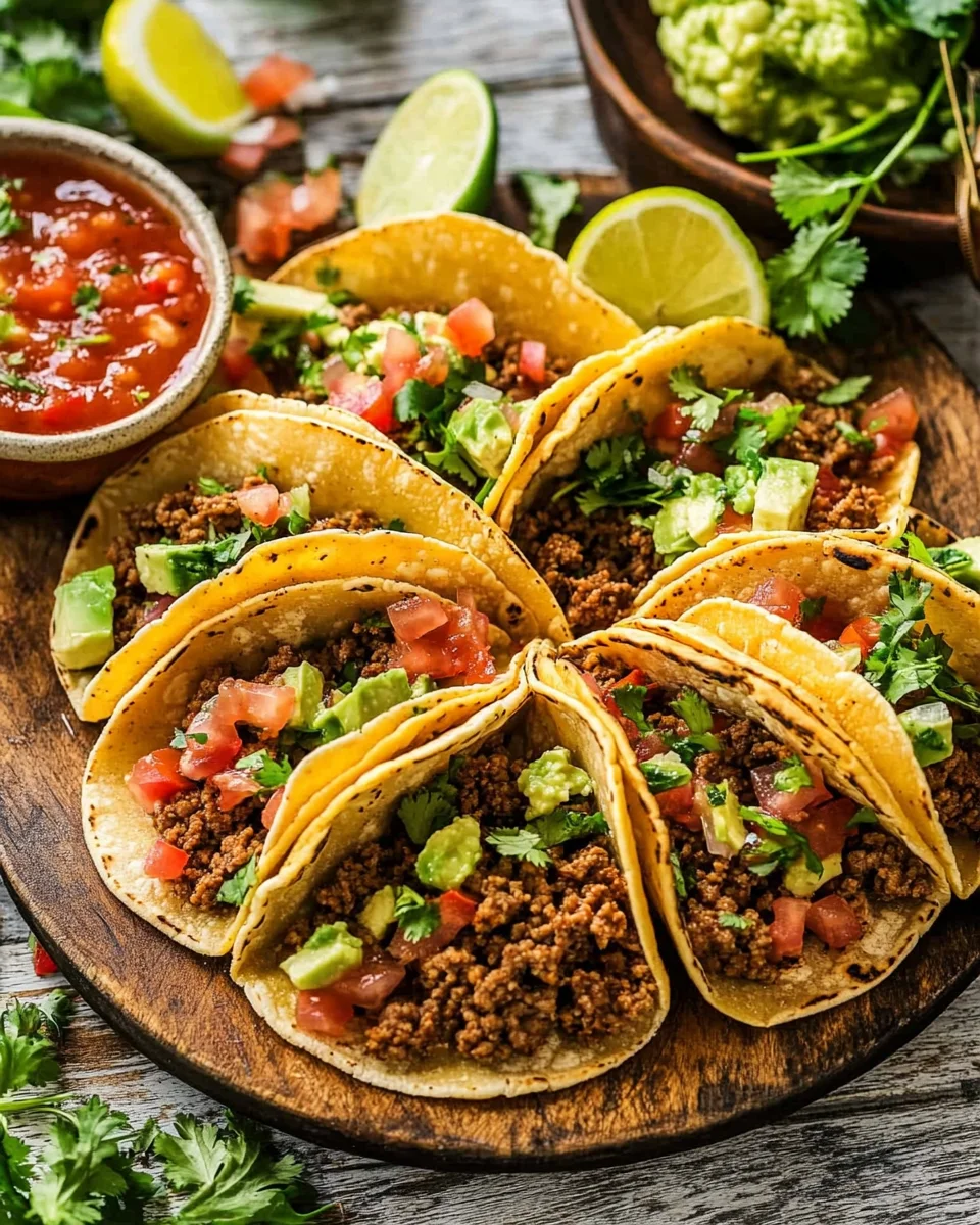 Crispy Ground Beef Tacos