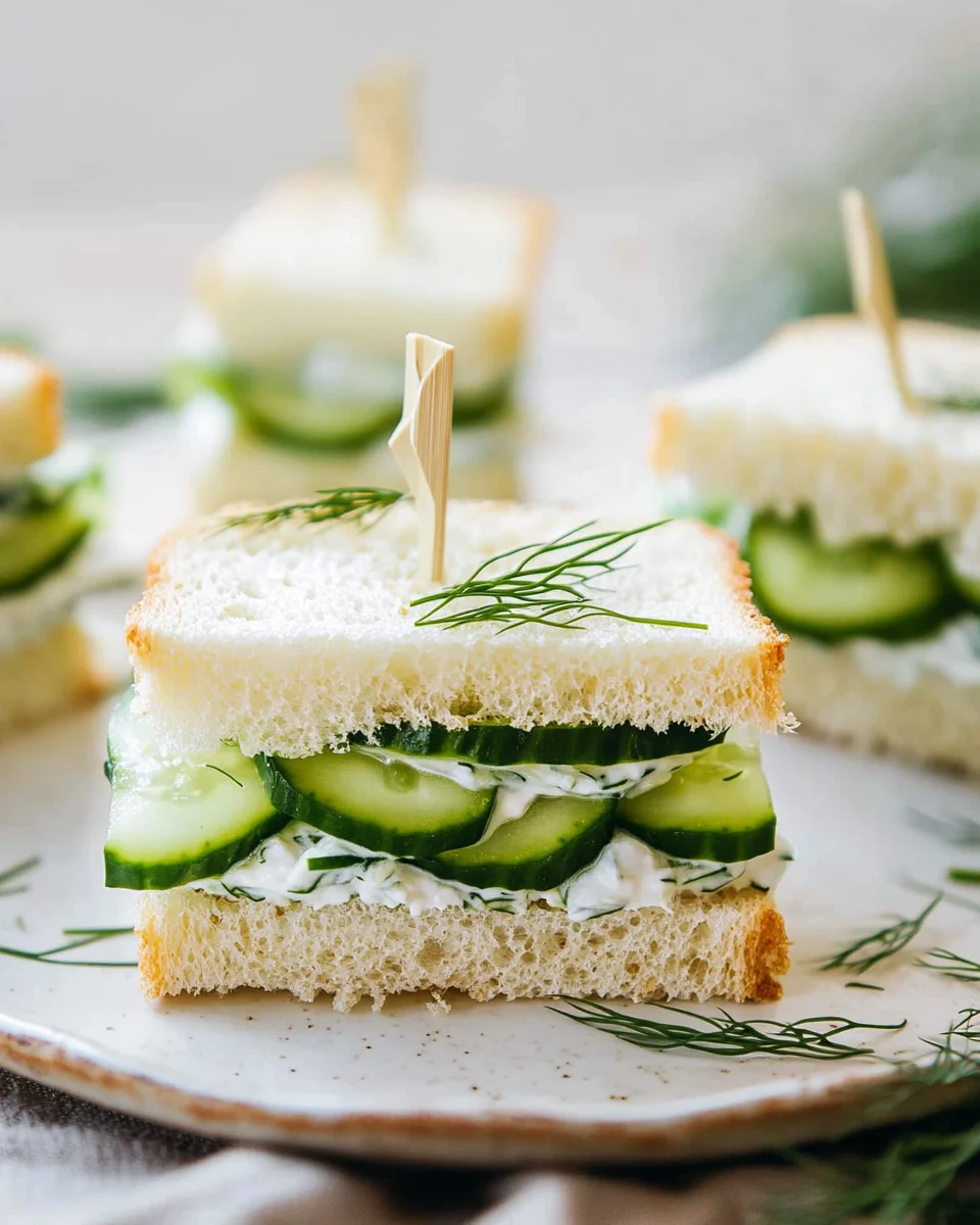Cucumber Sandwiches 20 Cucumber Sandwiches