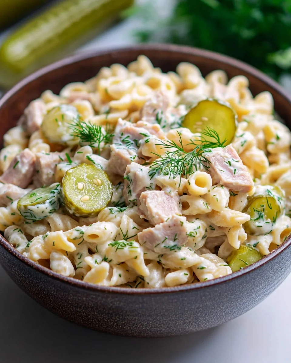 Dill Pickle Tuna Pasta Salad 18 Dill Pickle Tuna Pasta Salad
