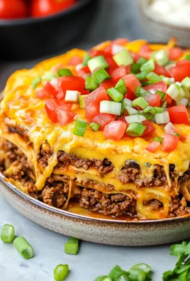 Easy Layered Taco Bake