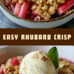 Easy Rhubarb Crisp 19 Pinterest Hidden Image