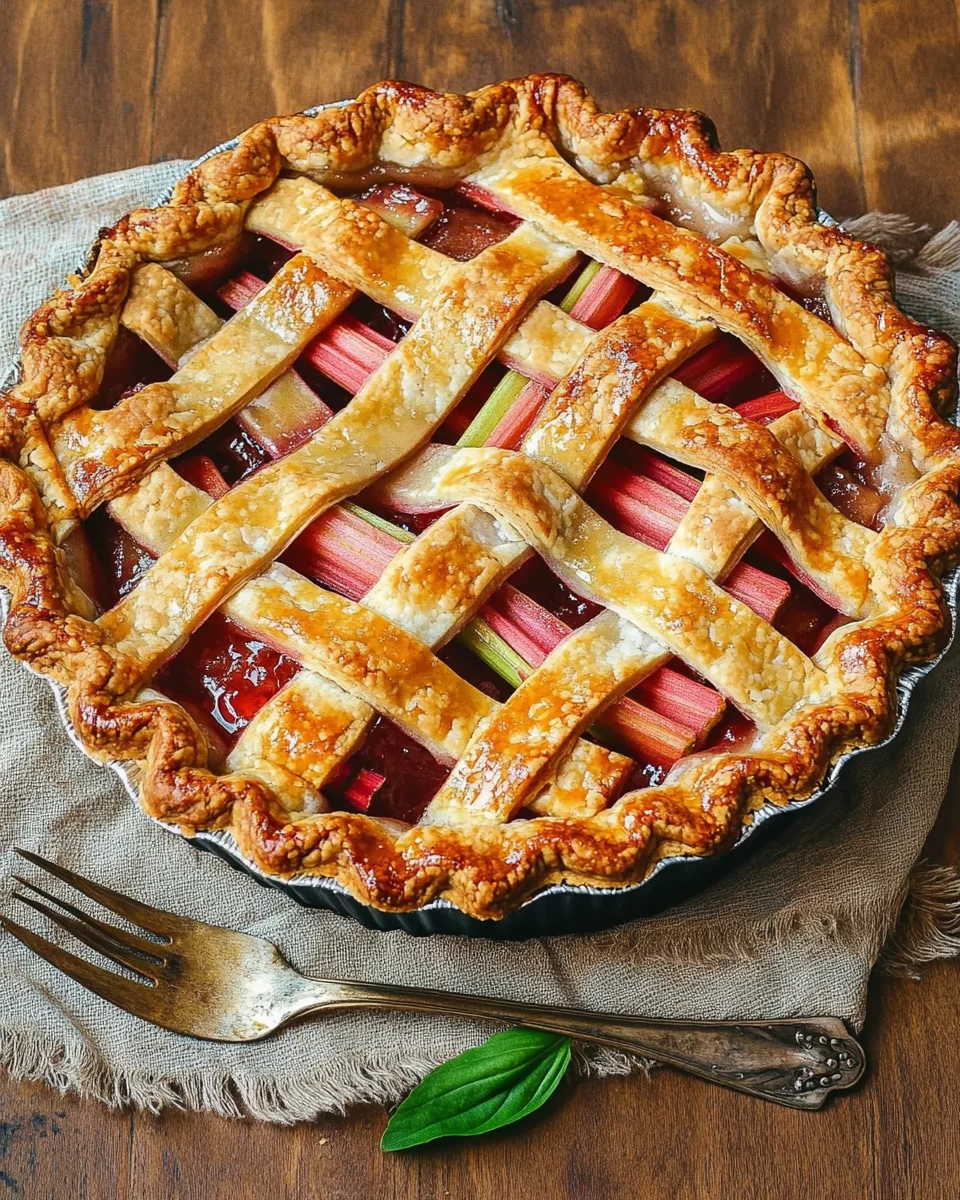 Fresh Rhubarb Pie 16 Fresh Rhubarb Pie