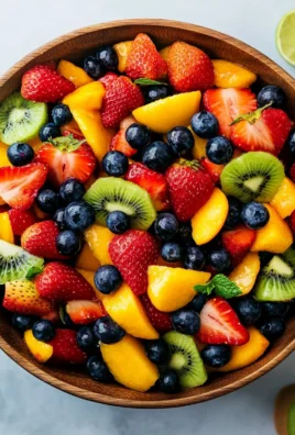 Fruit Salad with Honey Lime Dressing