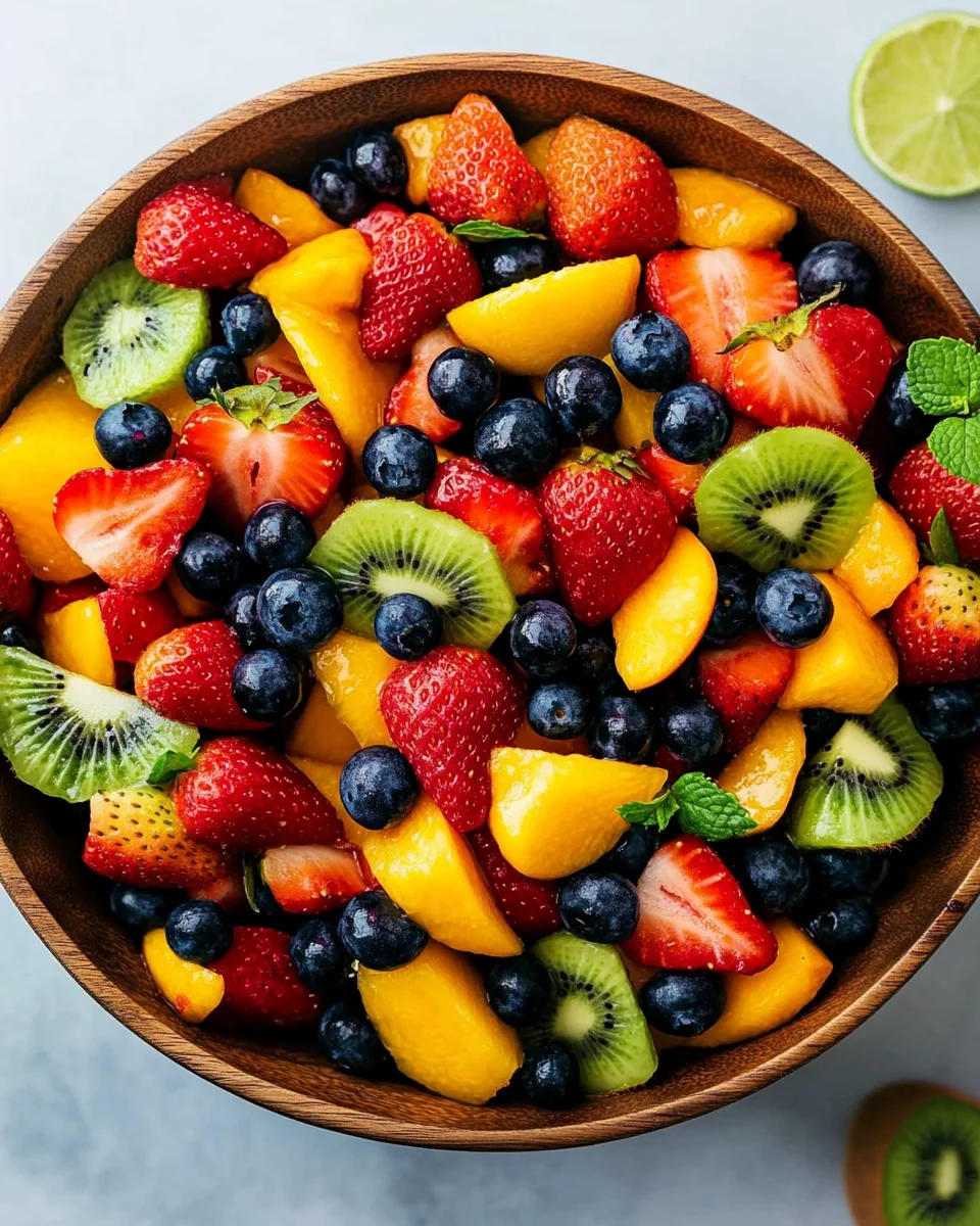 Fruit Salad with Honey Lime Dressing 17 Fruit Salad with Honey Lime Dressing