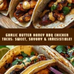 Garlic Butter Honey BBQ Chicken Tacos: Sweet, Savory & Irresistible! 19 Pinterest Hidden Image