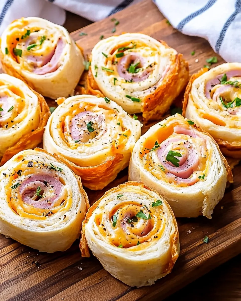 Ham and Cheese Pinwheels 14 Ham