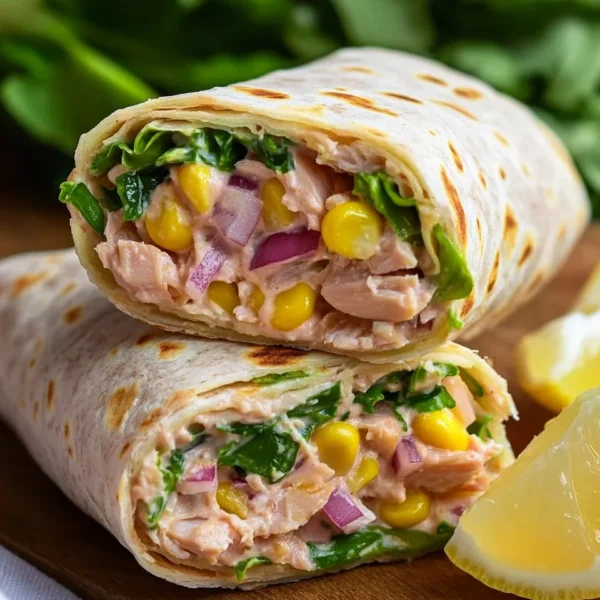 Healthy Tuna Melt Wrap Recipe, Easy 10 Minute Lunch