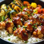 Honey BBQ Chicken Rice