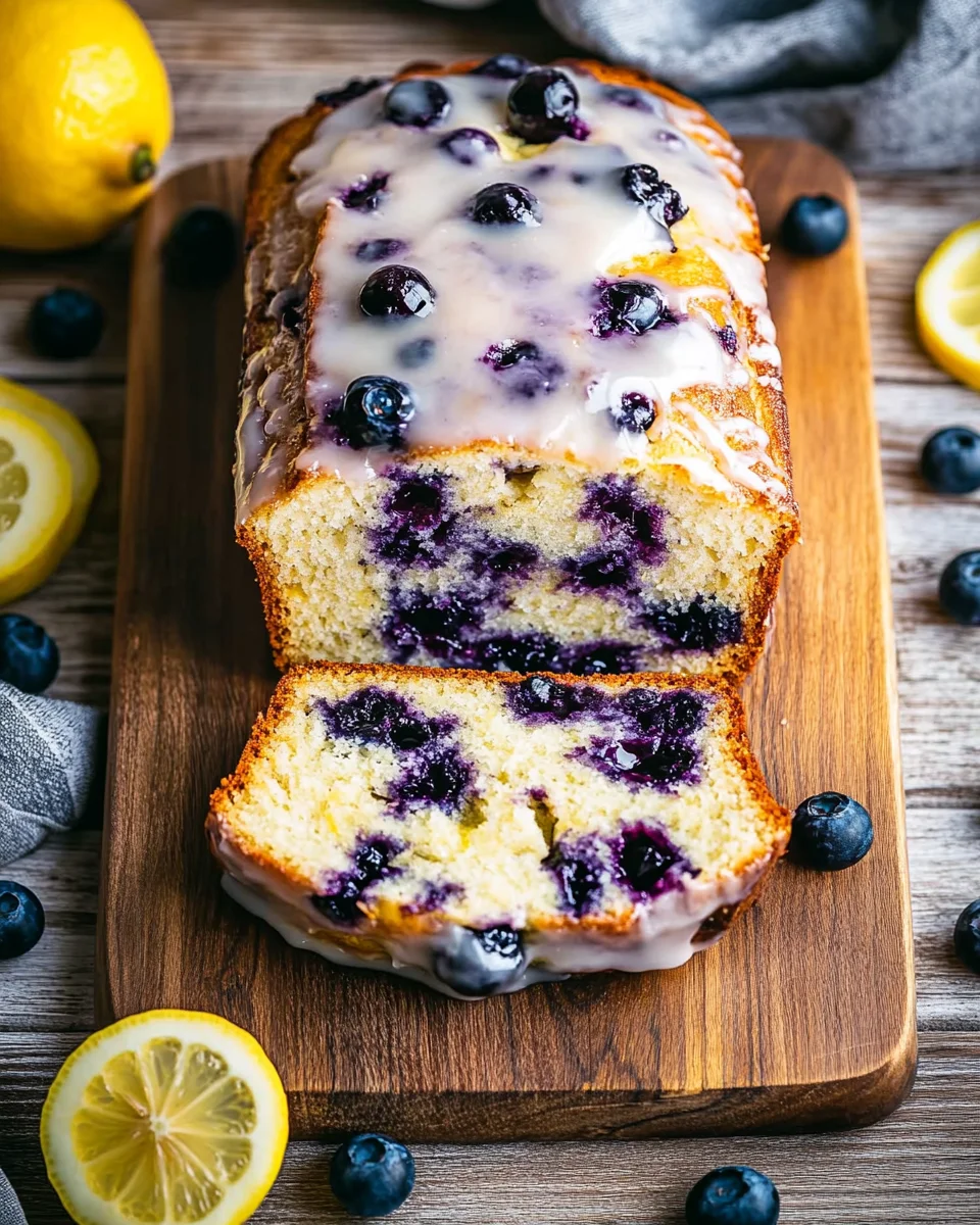 Lemon Blueberry Bread 22 Lemon