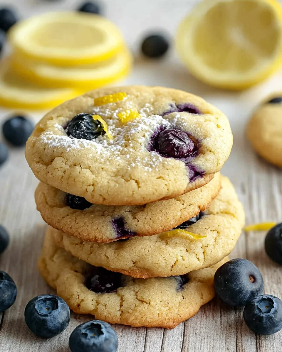 Lemon Blueberry Cookies Recipe