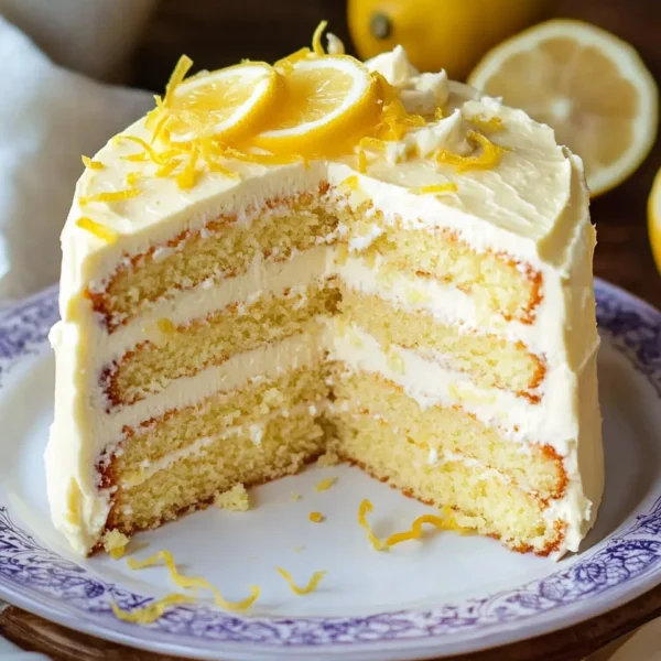 Lemon Cheesecake Cake