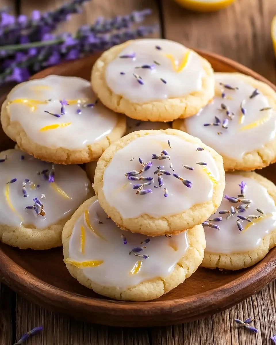 Lemon Lavender Cookie Recipe