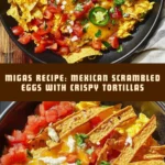 Migas Recipe: Mexican Scrambled Eggs with Crispy Tortillas 18 Pinterest Hidden Image