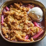 Old-Fashioned Rhubarb Crumble