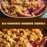 Old-Fashioned Rhubarb Crumble 19 Pinterest Hidden Image