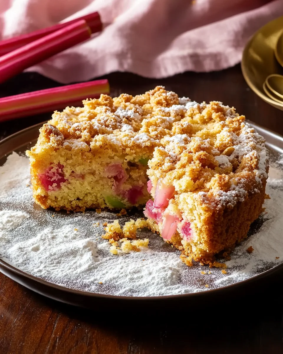 Oma's Rhubarb Cake