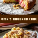 Oma's Rhubarb Cake 23 Pinterest Hidden Image