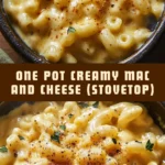 One Pot Creamy Mac and Cheese (Stovetop) 20 Pinterest Hidden Image
