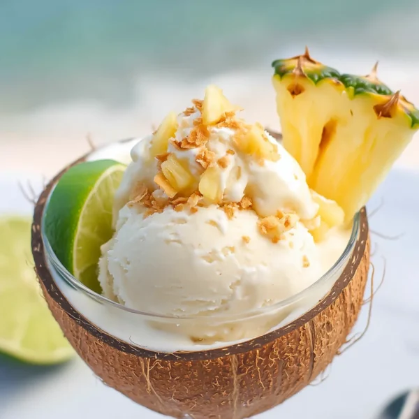 Piña Colada Ice Cream (dairy free)