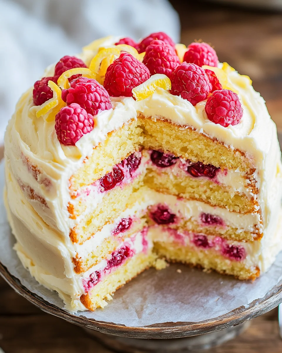Raspberry Lemon Cake 27 Raspberry