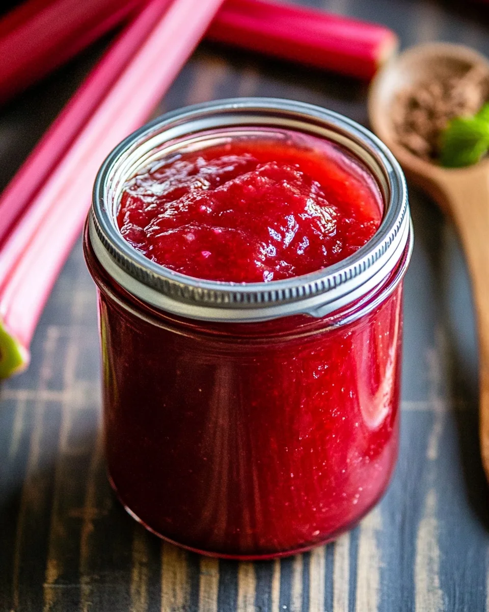 Rhubarb Cinnamon Jam Recipe