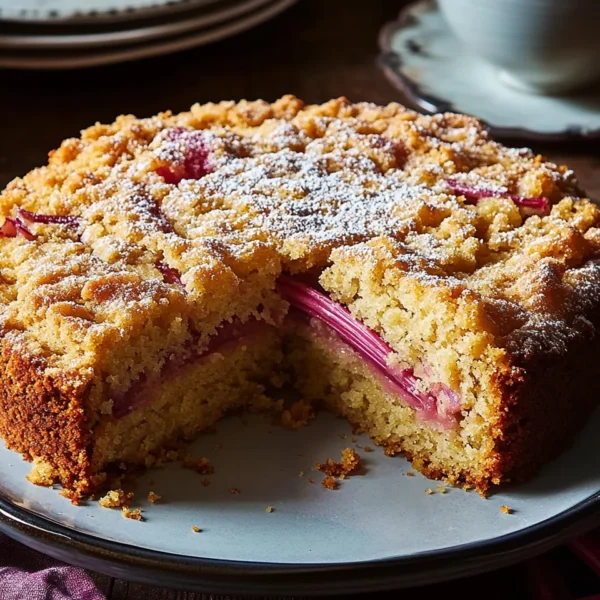 Rhubarb Coffee Cake Recipe