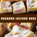 Rhubarb Custard Bars 22 Pinterest Hidden Image