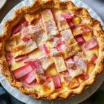 Rhubarb Custard Pie