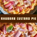Rhubarb Custard Pie 17 Pinterest Hidden Image