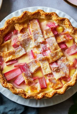 Rhubarb Custard Pie
