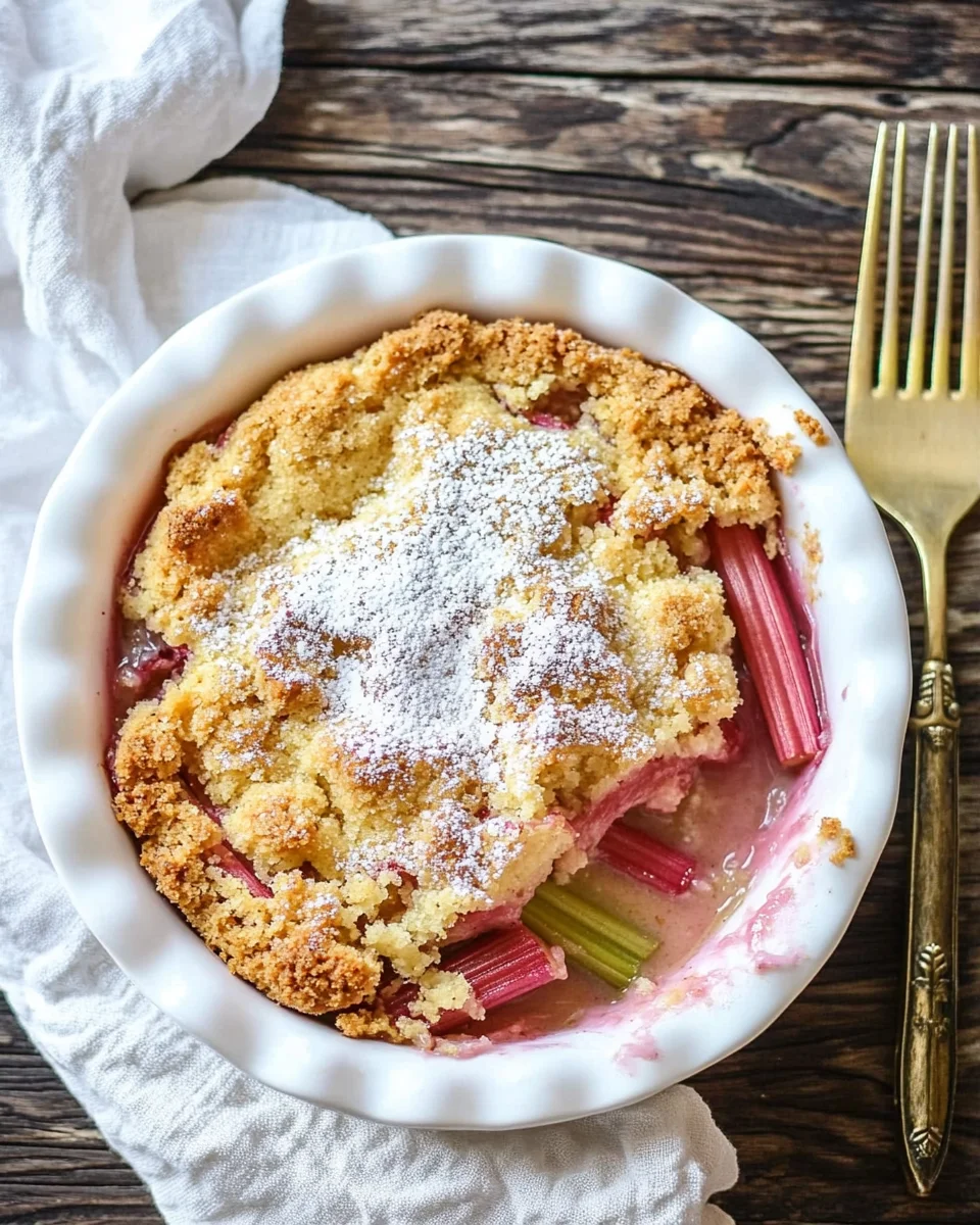 Rhubarb Dump Cake 14 Rhubarb