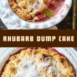 Rhubarb Dump Cake 14 Pinterest Hidden Image