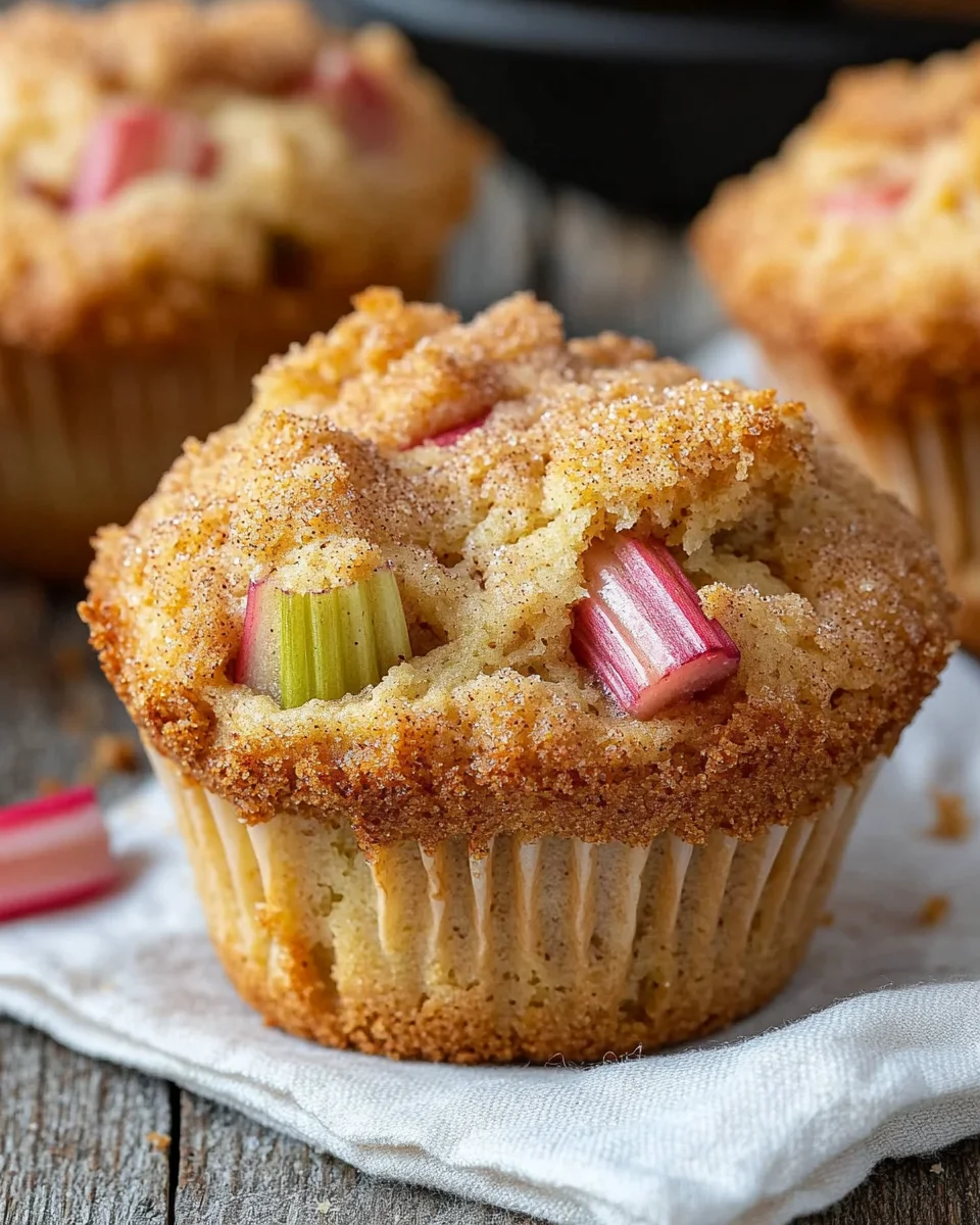 Rhubarb Muffins 23 Rhubarb