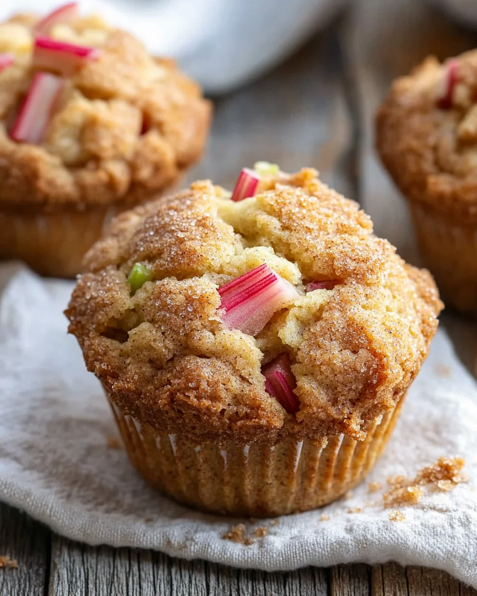 Rhubarb Muffins
